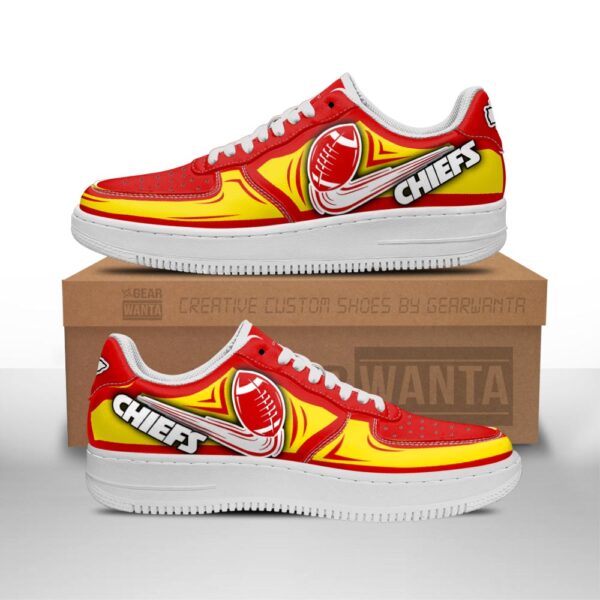 Tubopro Kansas City Chiefs Air Low-Top Sneakers Shoes For Men And Women - Image 2