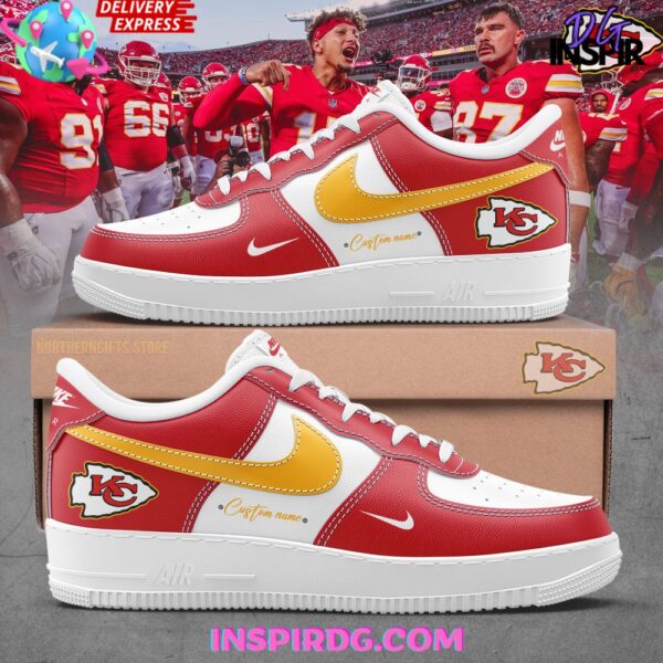 Tubopro Kansas City Chiefs Air Low-Top Sneakers Shoes For Men And Women