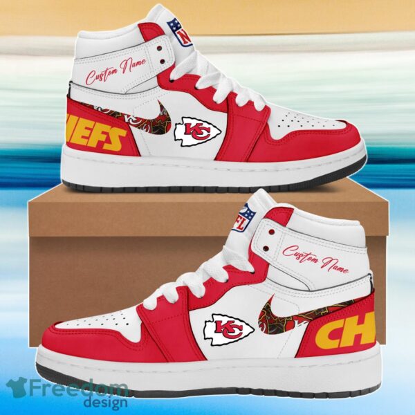 Tubopro Kansas City Chiefs AJ1 High Sneakers Shoes For Men And Women