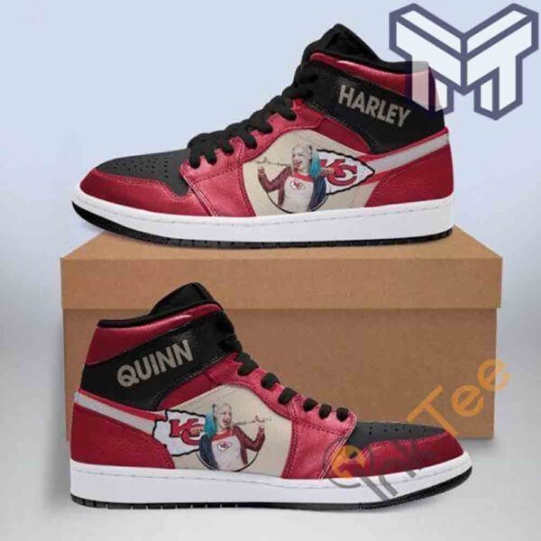 Tubopro Kansas City Chiefs AJ1 High Sneakers Shoes For Men And Women