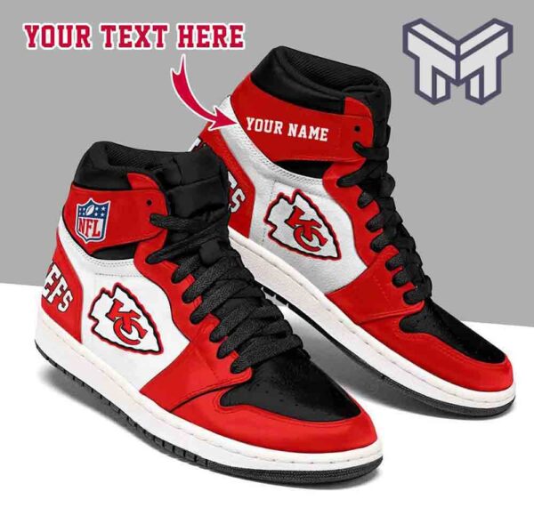 Tubopro Kansas City Chiefs AJ1 High Sneakers Shoes For Men And Women