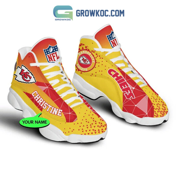 Tubopro Kansas City Chiefs AJ13 Sneakers Shoes For Men And Women - Image 2