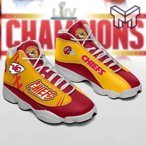 Tubopro Kansas City Chiefs AJ13 Sneakers Shoes For Men And Women
