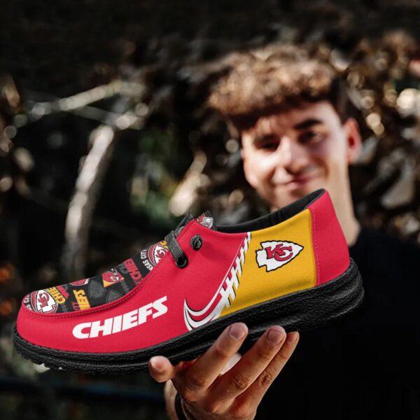 Tubopro Kansas City Chiefs Hey Dude Shoes For Men And Women - Image 4