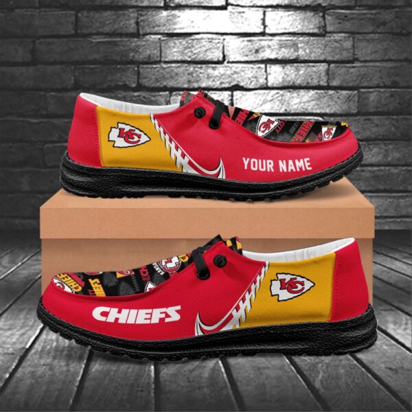 Tubopro Kansas City Chiefs Hey Dude Shoes For Men And Women - Image 6