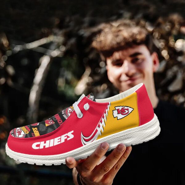 Tubopro Kansas City Chiefs Hey Dude Shoes For Men And Women - Image 3