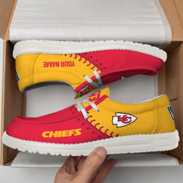 Tubopro Kansas City Chiefs Hey Dude Shoes For Men And Women - Image 3