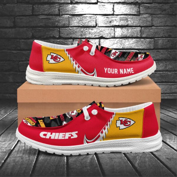 Tubopro Kansas City Chiefs Hey Dude Shoes For Men And Women - Image 5