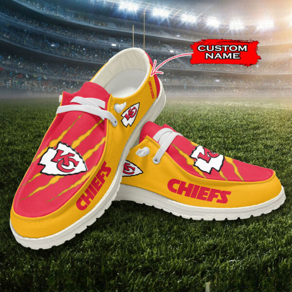Tubopro Kansas City Chiefs Hey Dude Shoes For Men And Women - Image 2
