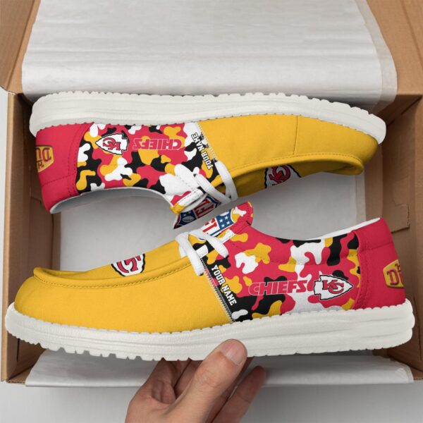 Tubopro Kansas City Chiefs Hey Dude Shoes For Men And Women - Image 3