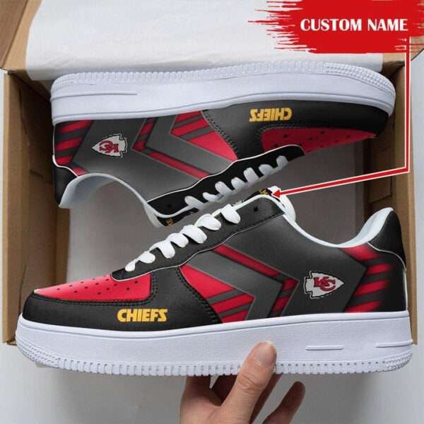 Tubopro Kansas City Chiefs NFL Air Low-Top Sneakers Shoes For Men And Women
