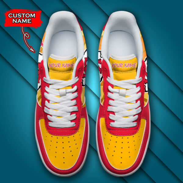 Tubopro Kansas City Chiefs NFL Air Low-Top Sneakers Shoes For Men And Women - Image 4