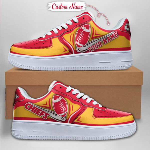 Tubopro Kansas City Chiefs NFL Air Low-Top Sneakers Shoes For Men And Women - Image 2