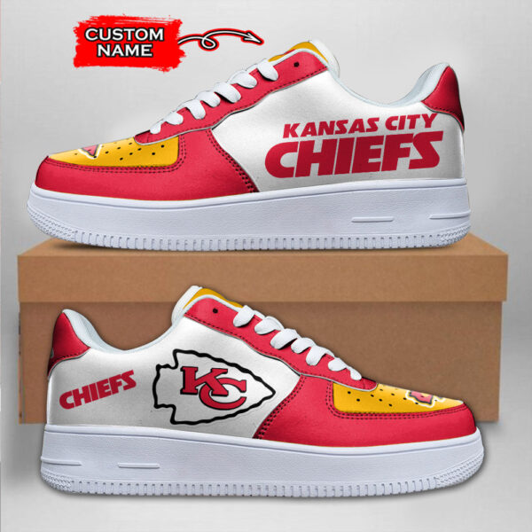 Tubopro Kansas City Chiefs NFL Air Low-Top Sneakers Shoes For Men And Women