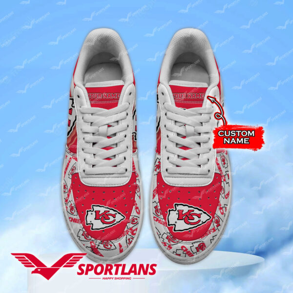 Tubopro Kansas City Chiefs NFL Air Low-Top Sneakers Shoes For Men And Women - Image 2