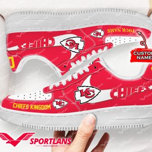 Tubopro Kansas City Chiefs NFL Air Low-Top Sneakers Shoes For Men And Women