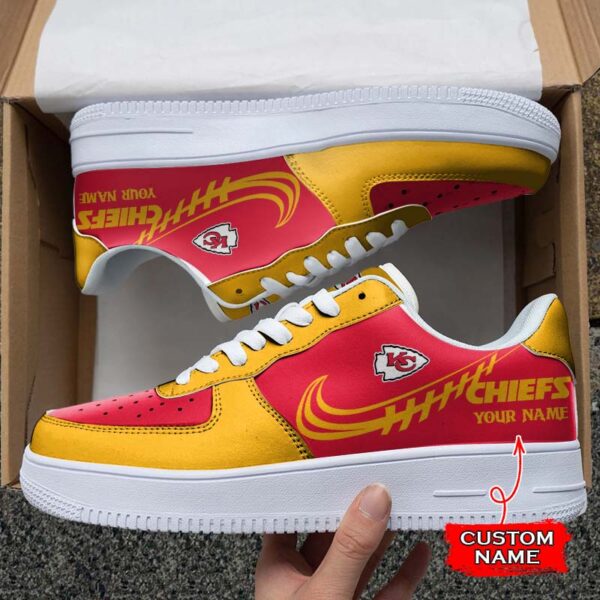 Tubopro Kansas City Chiefs NFL Air Low-Top Sneakers Shoes For Men And Women