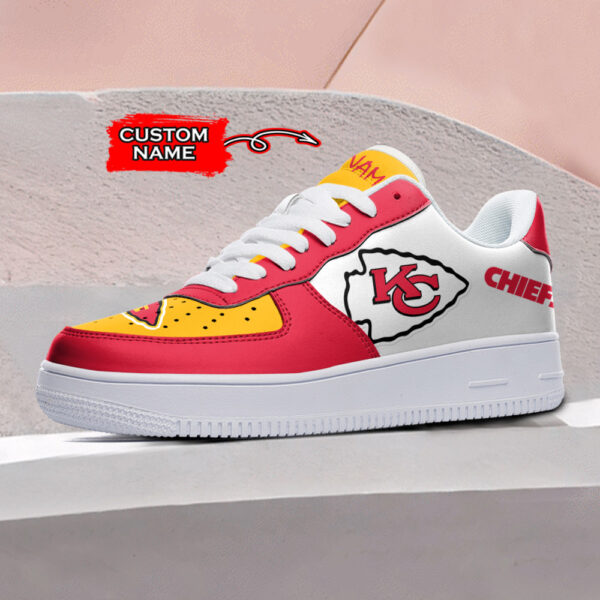 Tubopro Kansas City Chiefs NFL Air Low-Top Sneakers Shoes For Men And Women - Image 2