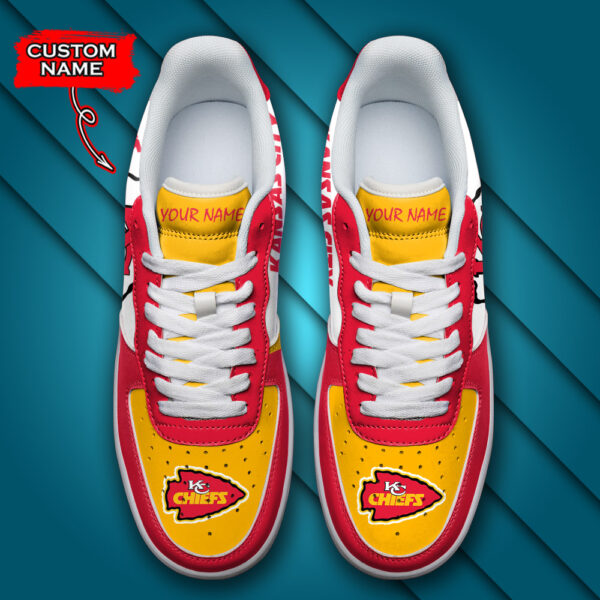 Tubopro Kansas City Chiefs NFL Air Low-Top Sneakers Shoes For Men And Women - Image 4