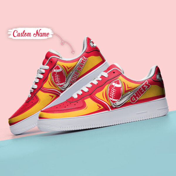 Tubopro Kansas City Chiefs NFL Air Low-Top Sneakers Shoes For Men And Women - Image 4