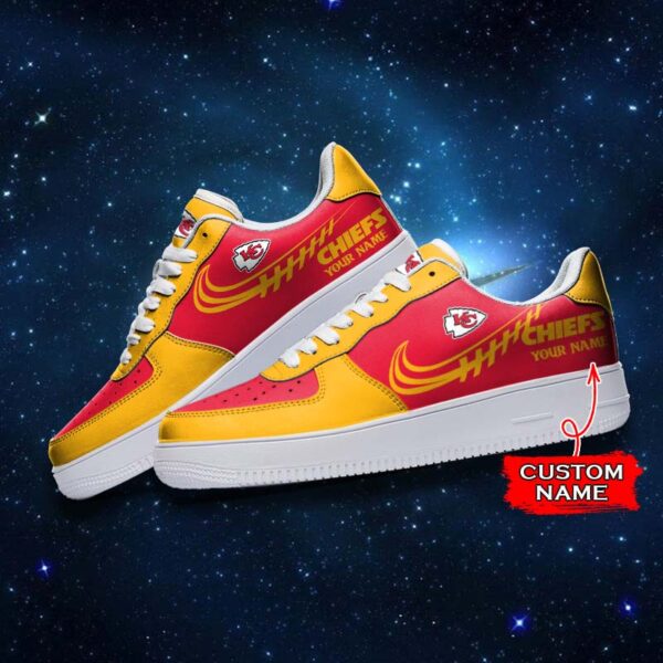 Tubopro Kansas City Chiefs NFL Air Low-Top Sneakers Shoes For Men And Women - Image 3