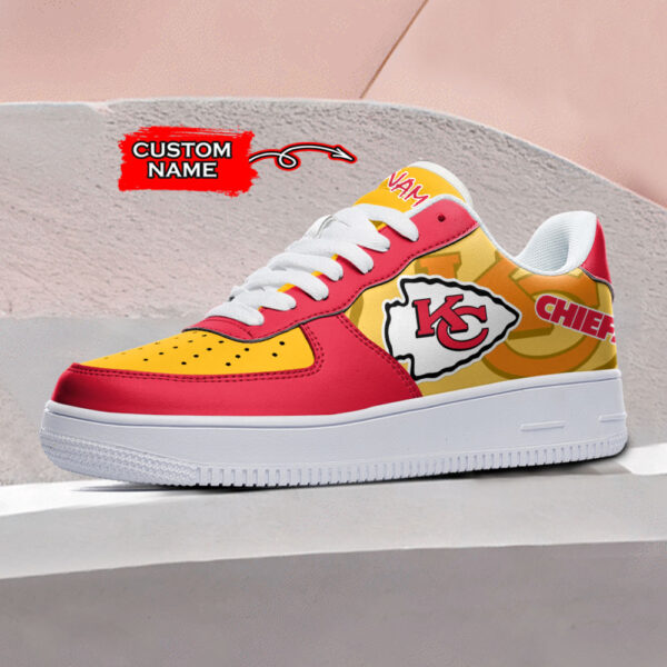 Tubopro Kansas City Chiefs NFL Air Low-Top Sneakers Shoes For Men And Women - Image 2