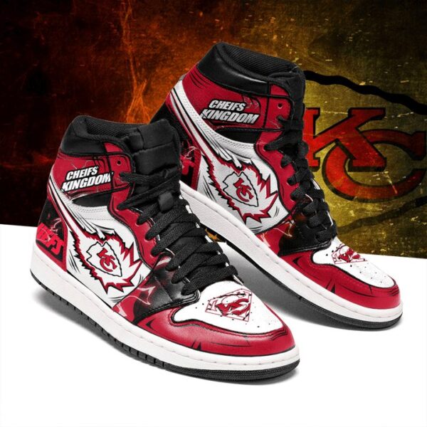 Tubopro Kansas City Chiefs NFL AJ1 High Sneakers Shoes For Men And Women