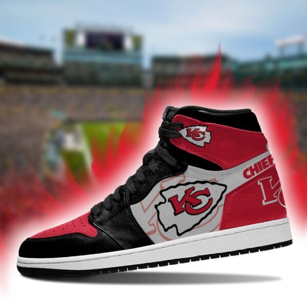 Tubopro Kansas City Chiefs NFL AJ1 High Sneakers Shoes For Men And Women