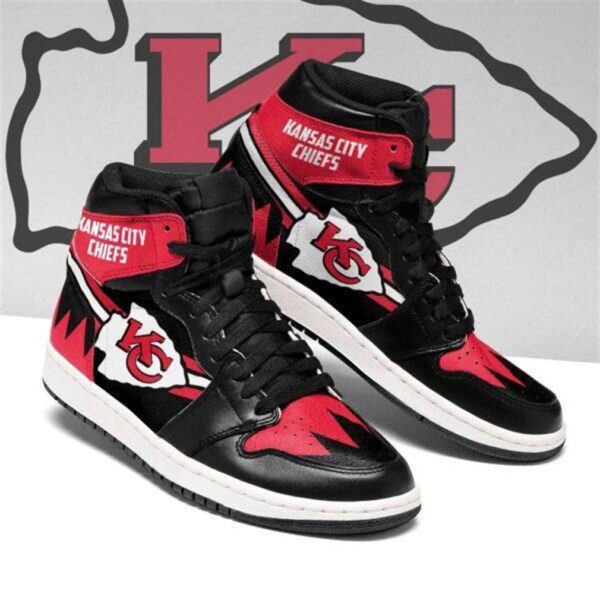 Tubopro Kansas City Chiefs NFL AJ1 High Sneakers Shoes For Men And Women