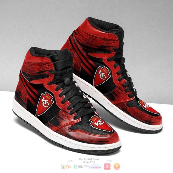 Tubopro Kansas City Chiefs NFL AJ1 High Sneakers Shoes For Men And Women - Image 2
