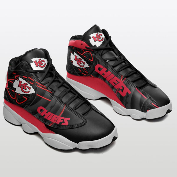 Tubopro Kansas City Chiefs NFL AJ13 Sneakers Shoes For Men And Women - Image 2