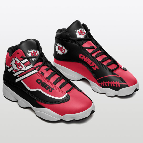Tubopro Kansas City Chiefs NFL AJ13 Sneakers Shoes For Men And Women - Image 2