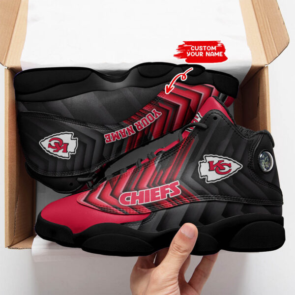 Tubopro Kansas City Chiefs NFL AJ13 Sneakers Shoes For Men And Women - Image 2