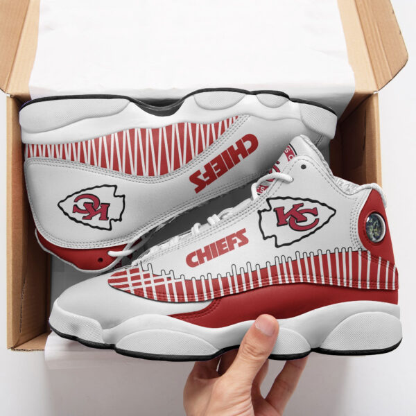 Tubopro Kansas City Chiefs NFL AJ13 Sneakers Shoes For Men And Women - Image 2