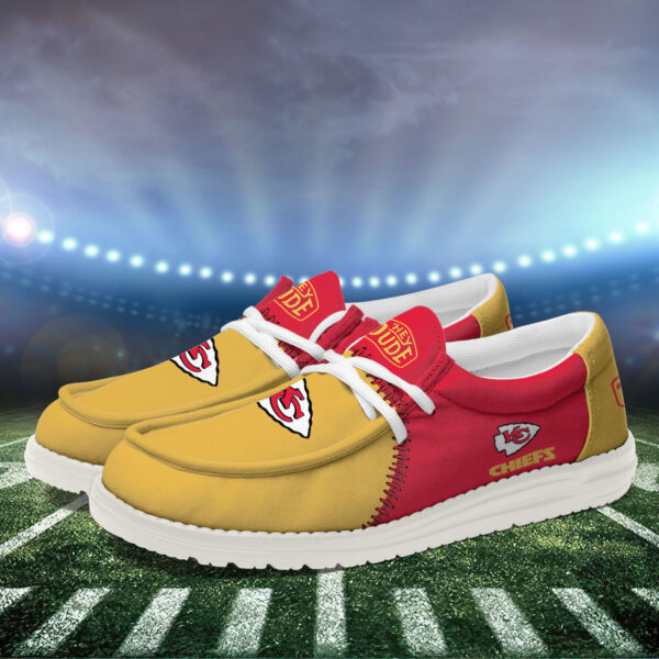 Tubopro Kansas City Chiefs Personalized Hey Dude Shoes For Men And Women - Image 3
