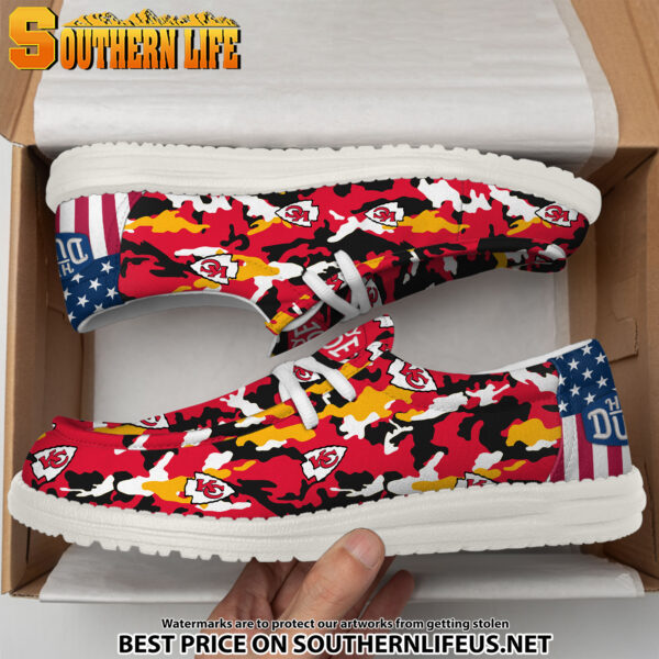 Tubopro Kansas City Chiefs Personalized Hey Dude Shoes For Men And Women - Image 4