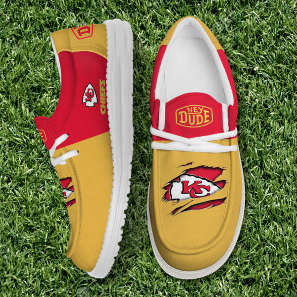 Tubopro Kansas City Chiefs Personalized Hey Dude Shoes For Men And Women