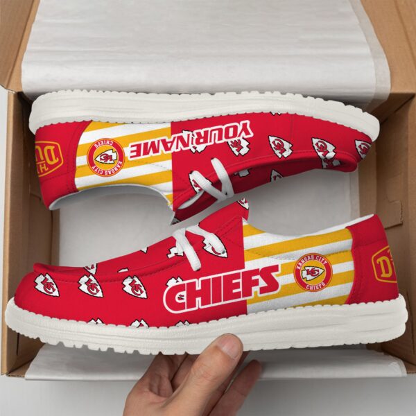 Tubopro Kansas City Chiefs Personalized Hey Dude Shoes For Men And Women