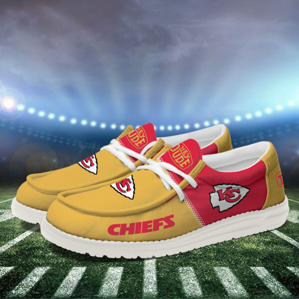 Tubopro Kansas City Chiefs Personalized Hey Dude Shoes For Men And Women - Image 3