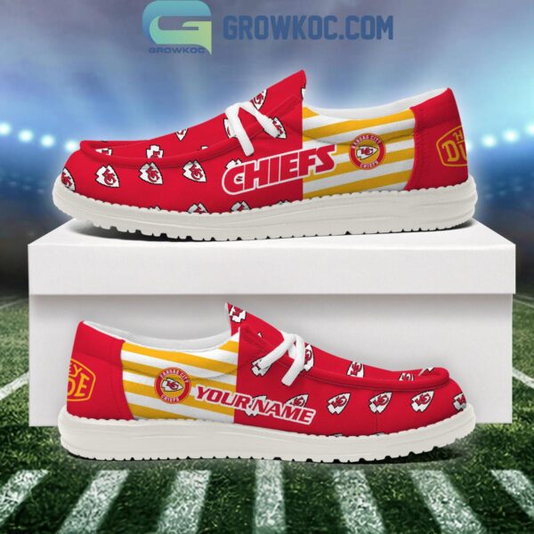 Tubopro Kansas City Chiefs Personalized Hey Dude Shoes For Men And Women - Image 3