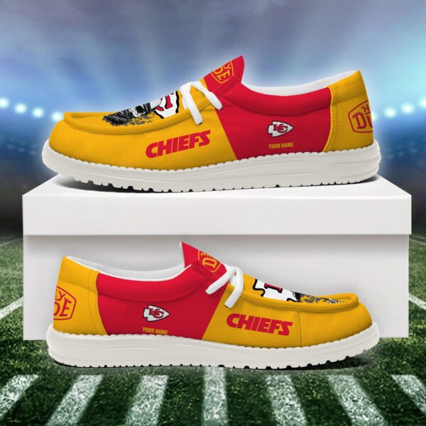 Tubopro Kansas City Chiefs Personalized Hey Dude Shoes For Men And Women - Image 4