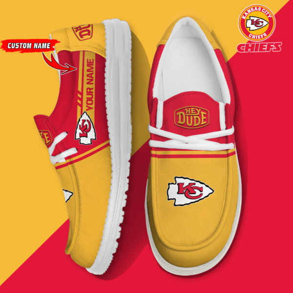 Tubopro Kansas City Chiefs Personalized Hey Dude Shoes For Men And Women