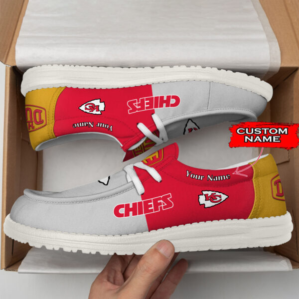 Tubopro Kansas City Chiefs Personalized Hey Dude Shoes For Men And Women - Image 3