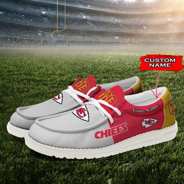 Tubopro Kansas City Chiefs Personalized Hey Dude Shoes For Men And Women - Image 2