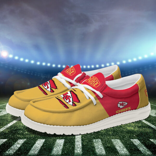 Tubopro Kansas City Chiefs Personalized Hey Dude Shoes For Men And Women - Image 2