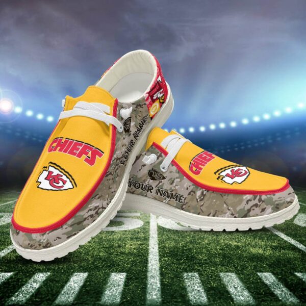 Tubopro Kansas City Chiefs Personalized Hey Dude Shoes For Men And Women