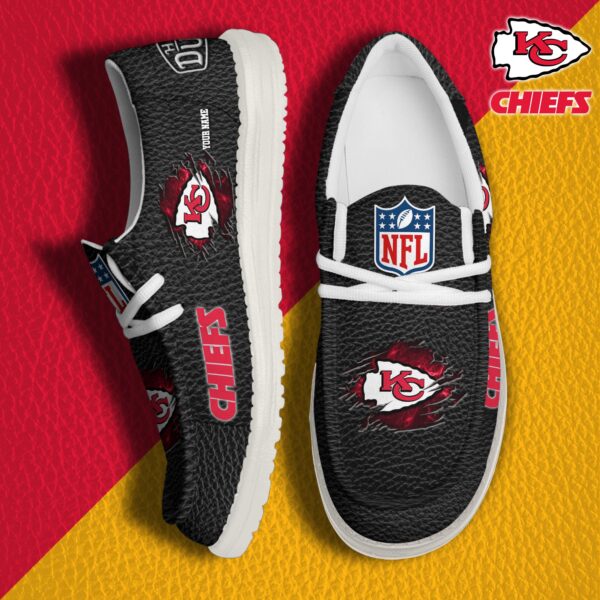 Tubopro Kansas City Chiefs Personalized Hey Dude Shoes For Men And Women