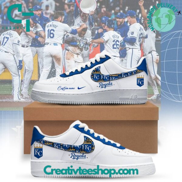 Tubopro Kansas City Royals Air Low-Top Sneakers Shoes For Men And Women