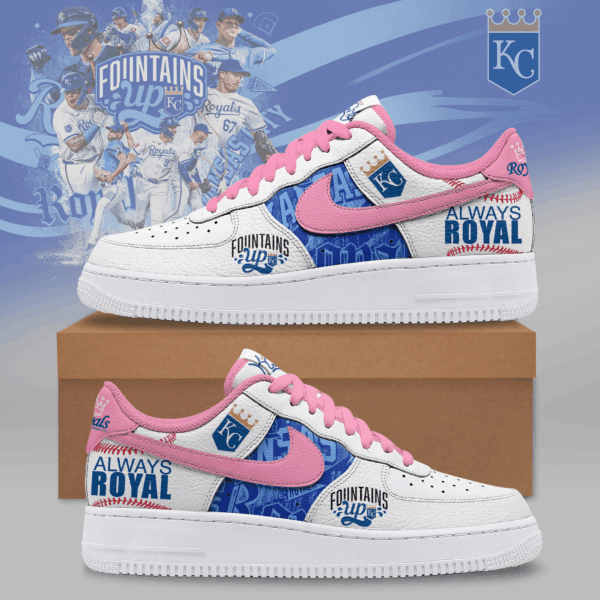 Tubopro Kansas City Royals Air Low-Top Sneakers Shoes For Men And Women