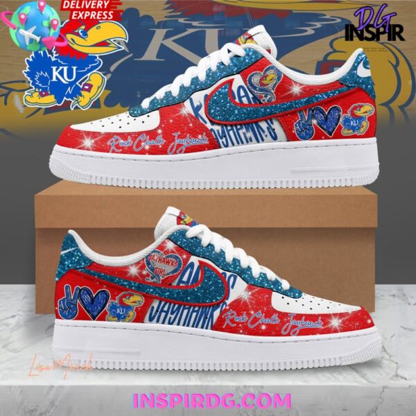 Tubopro Kansas Jayhawks Air Low-Top Sneakers Shoes For Men And Women